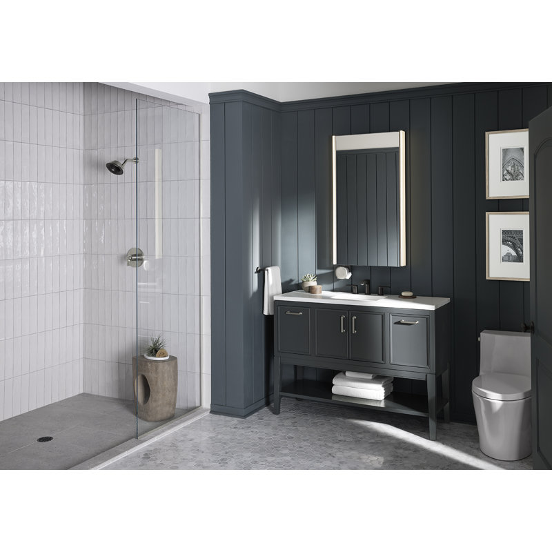 Kohler Maxstow Surface Mount Frameless Medicine Cabinet with LED ...